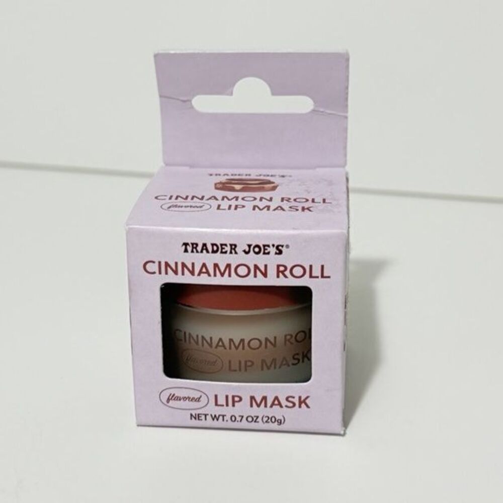 Trader Joe's Cinnamon Roll Flavored Lip Mask NEW Limited Edition Seasonal HTF - Picture 2 of 3